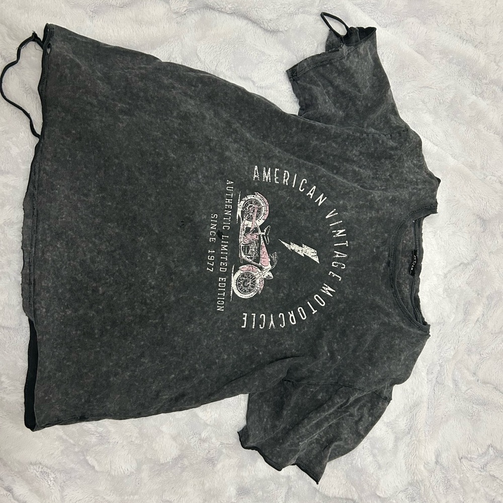 Distressed tee shirt